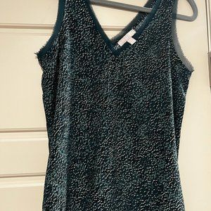 Chelsea28 - Small S - Green, Black, White Multicolor Tank Top